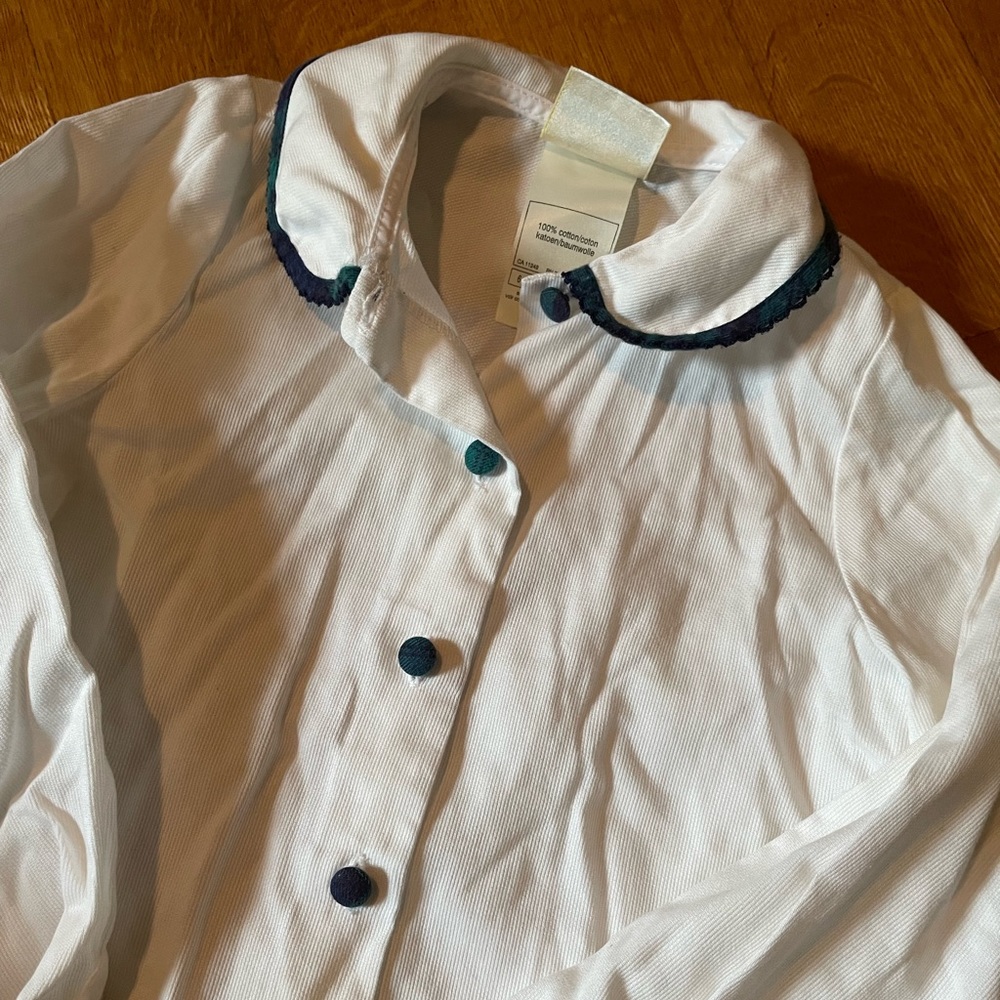 Collared White Button Down Shirt